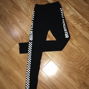 hollister checkered leggings